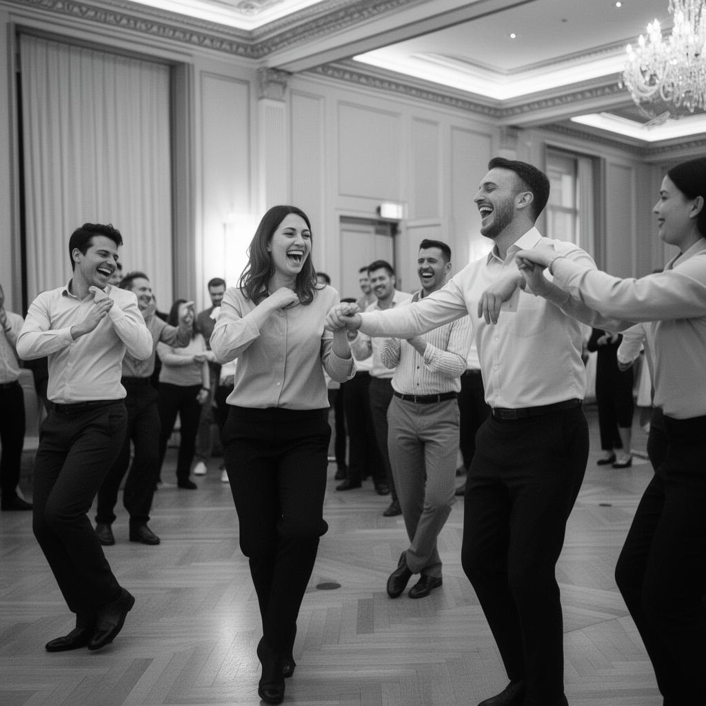 Corporate dance workshop